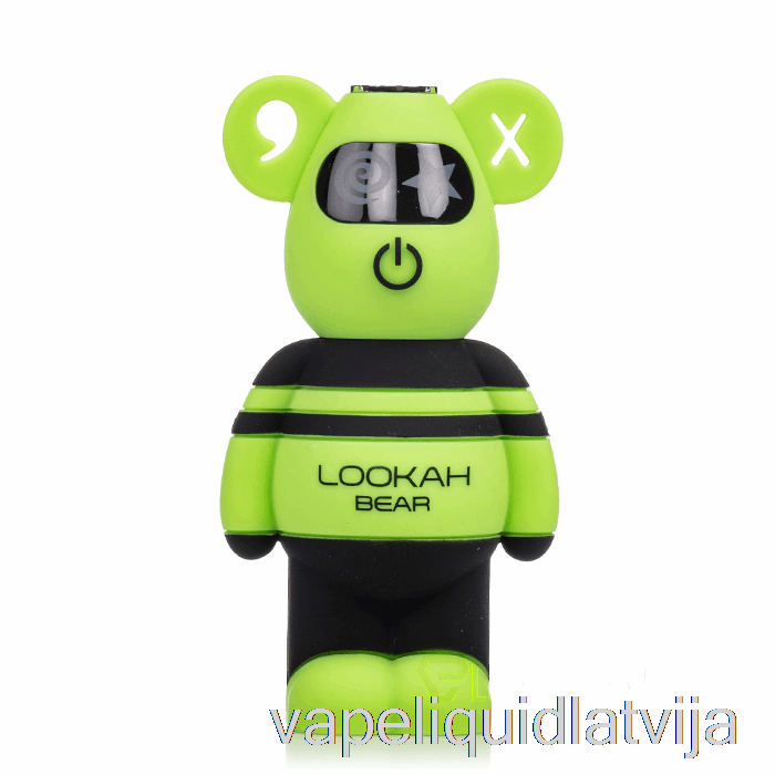 Lookah Bear 510 Akumulators Zaļš Vape šķidrums